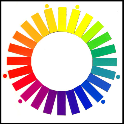 tertiary colour wheel. 24 step color wheel primary